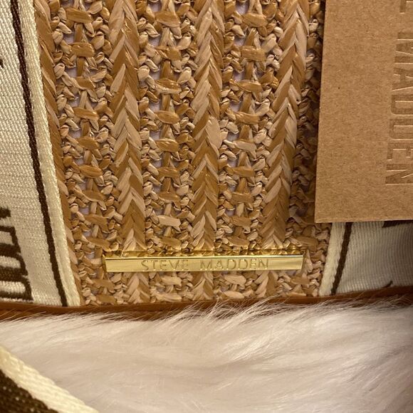 NWT Steve Madden (Bwebber)Satchel/Crossbody/Canvas Viral Tiktok Bag - Tweed - Picture 7 of 14